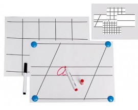 Комплект таблиц для демонстрации техники письма на линейках и в клетках